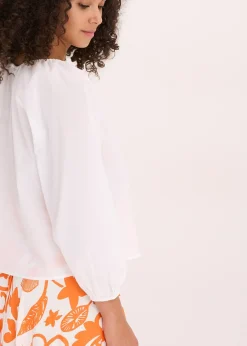 bonprix Blouse 100% coton|Femme Chemisiers