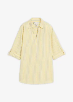 bonprix Blouse 100% coton|Femme Chemisiers