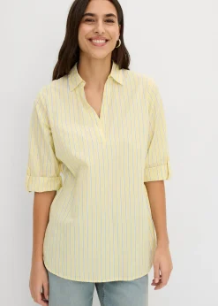 bonprix Blouse 100% coton|Femme Chemisiers