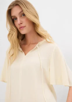 bonprix Blouse à manches papillon|Femme Chemisiers