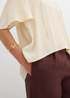 bonprix Blouse à manches papillon|Femme Chemisiers