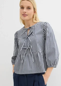 Femme bonprix Chemisiers|Blouse à nouettes