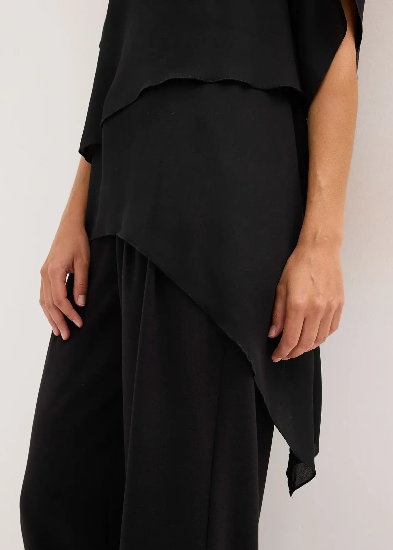 bonprix Blouse à pans, look superposé|Femme Mode Festive|Chemisiers