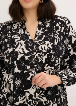 Femme bonprix Chemisiers|Blouse à rubans de dentelle