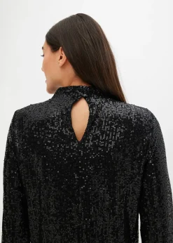 bonprix Blouse à sequins|Femme Chemisiers