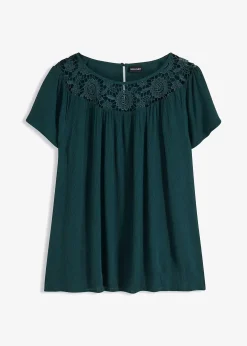 bonprix Blouse 100% viscose|Femme Chemisiers