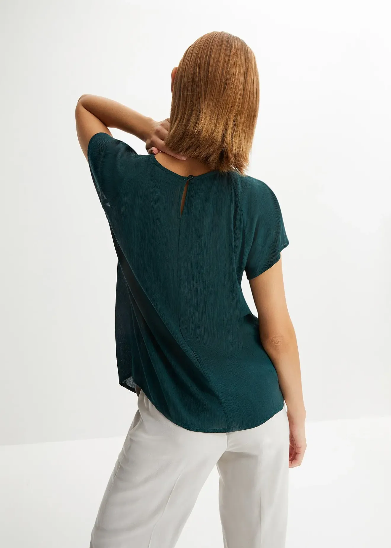 bonprix Blouse 100% viscose|Femme Chemisiers