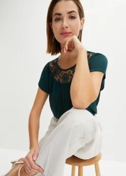 bonprix Blouse 100% viscose|Femme Chemisiers