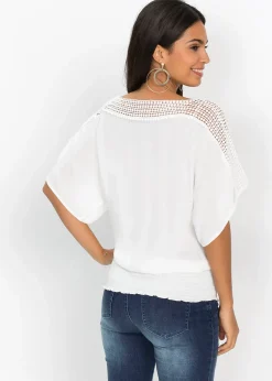 bonprix Blouse 100% viscose|Femme Chemisiers