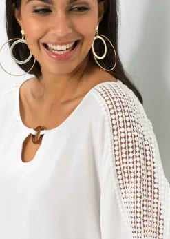 bonprix Blouse 100% viscose|Femme Chemisiers