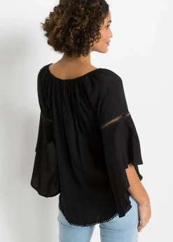 bonprix Blouse ample 100% viscose|Femme Chemisiers