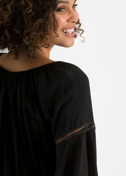 bonprix Blouse ample 100% viscose|Femme Chemisiers