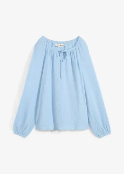 bonprix Blouse ample en gaze de coton|Femme Chemisiers