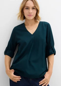bonprix Blouse ample en viscose fluide|Femme Chemisiers