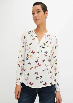 bonprix Blouse ample en viscose fluide|Femme Chemisiers