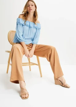 Femme bonprix Chemisiers|Blouse Carmen en polyester