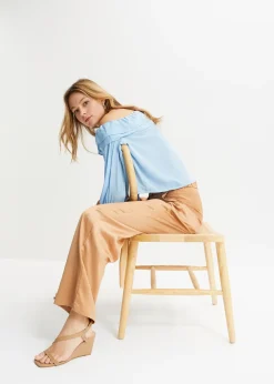 Femme bonprix Chemisiers|Blouse Carmen en polyester