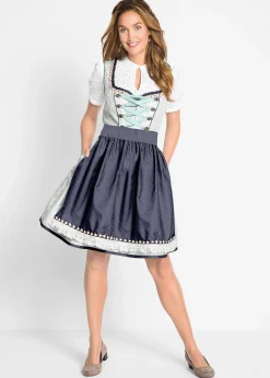 Femme bonprix Chemisiers|Blouse de Dirndl en broderie anglaise