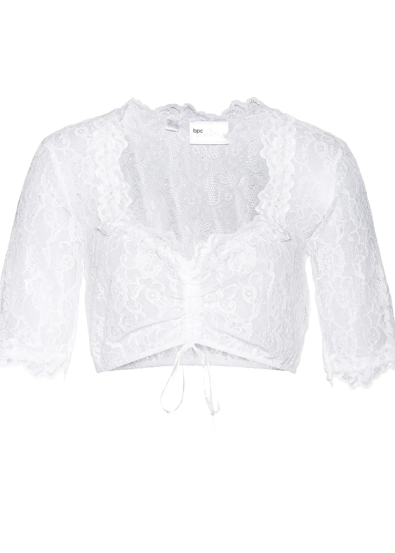 bonprix Blouse de dirndl en dentelle|Femme Chemisiers