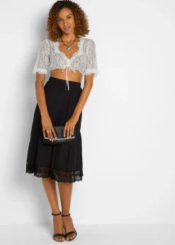 bonprix Blouse de dirndl en dentelle|Femme Chemisiers