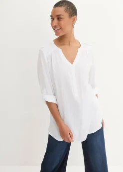bonprix Blouse douce en viscose|Femme Chemisiers