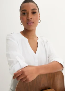 bonprix Blouse douce en viscose|Femme Chemisiers