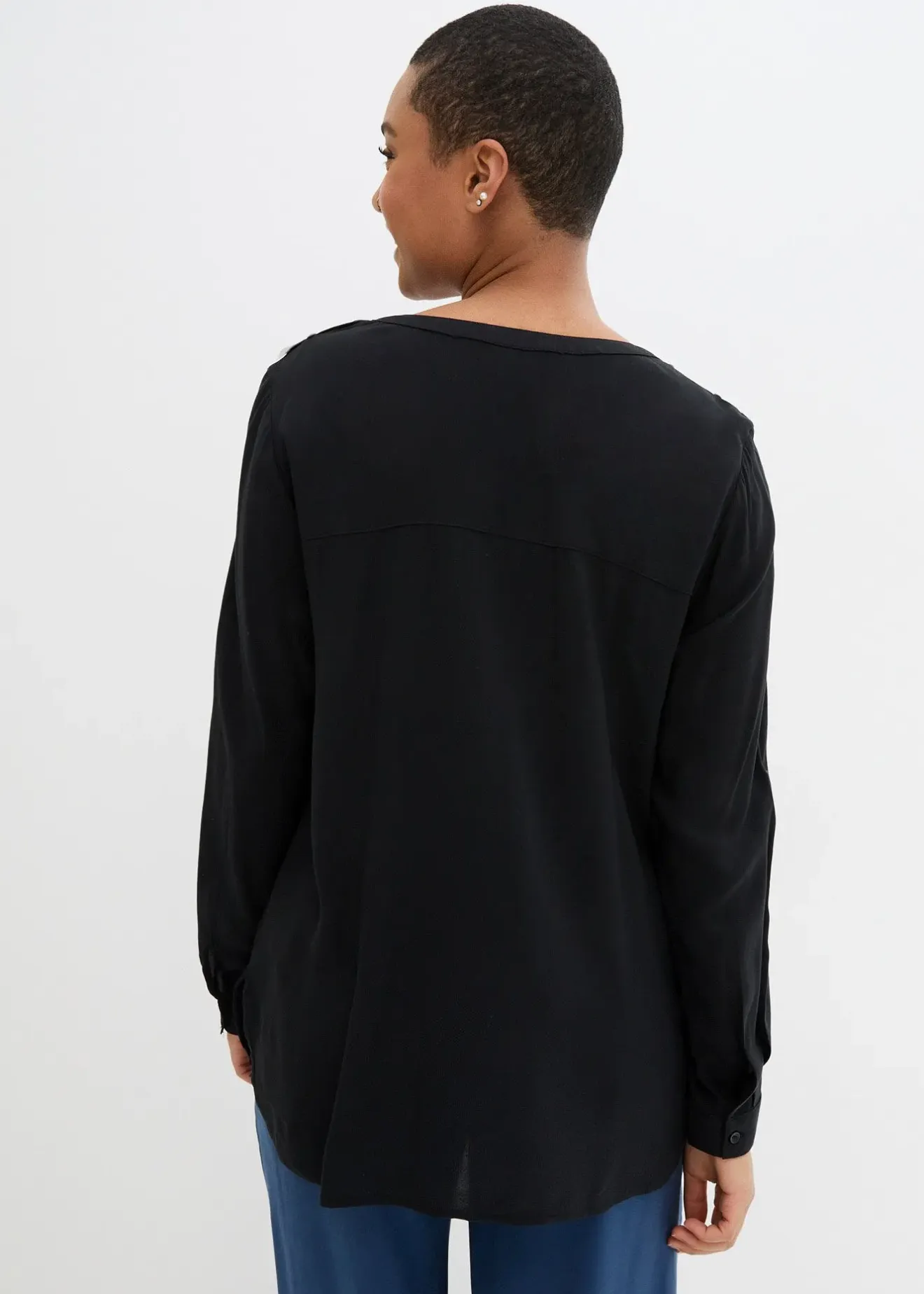 bonprix Blouse douce en viscose|Femme Chemisiers