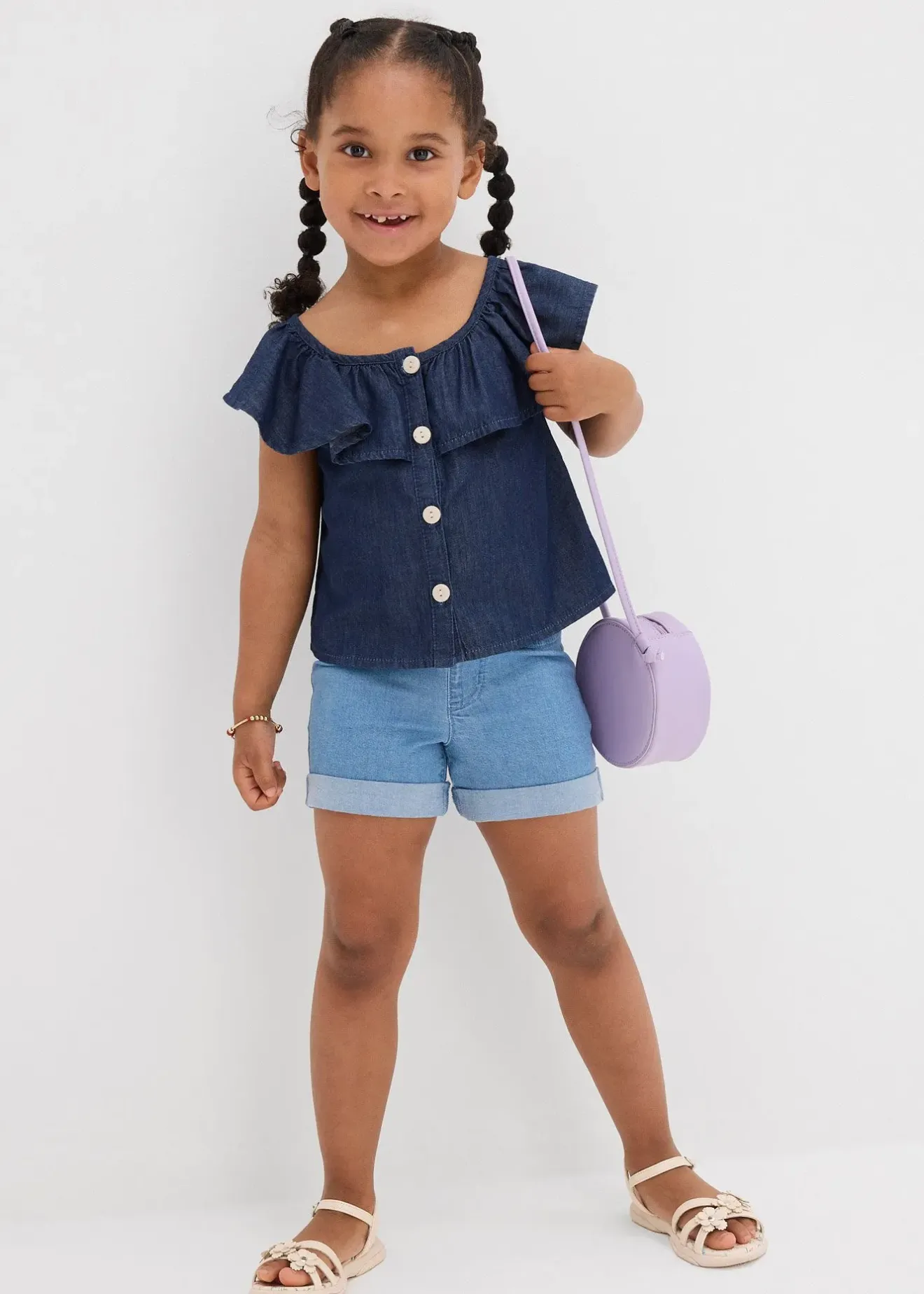 bonprix Blouse en coton fluide|Enfant Vêtements Enfant|Filles 2-8 Ans·T-Shirts & Chemisiers
