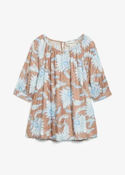 bonprix Blouse en fine viscose mélangée|Femme Chemisiers