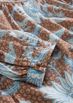 bonprix Blouse en fine viscose mélangée|Femme Chemisiers