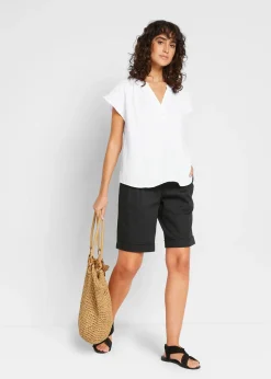 Femme bonprix Chemisiers|Blouse en gaze 100% coton