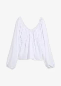 bonprix Blouse en jersey|Femme Chemisiers