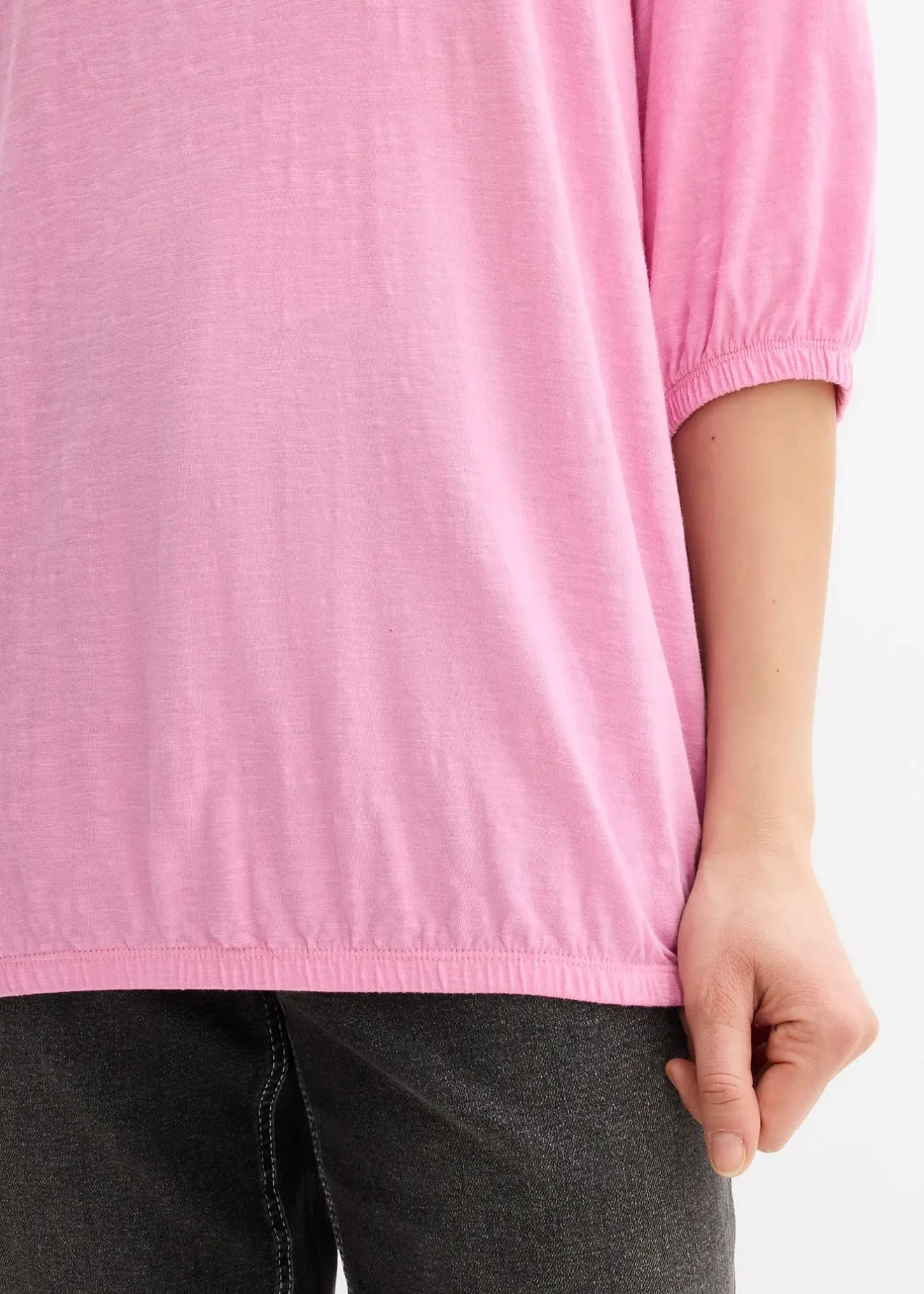 bonprix Blouse en jersey 100% coton|Femme T-Shirts & Tops