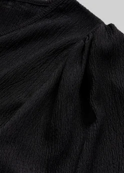 bonprix Blouse en jersey crêpe texturé|Femme T-Shirts & Tops