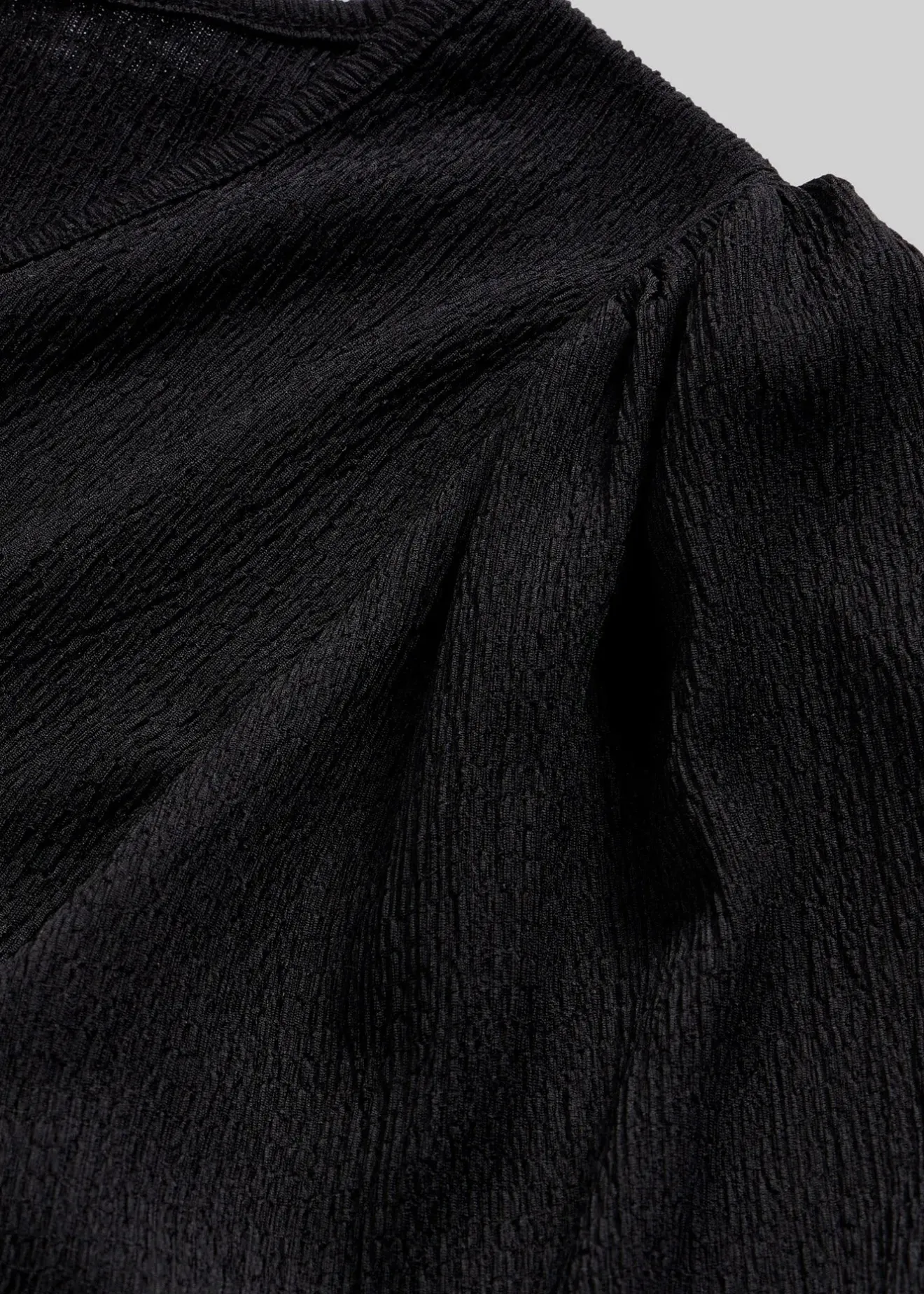 bonprix Blouse en jersey crêpe texturé|Femme T-Shirts & Tops