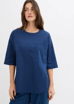 bonprix Blouse en jersey oversize|Femme Chemisiers
