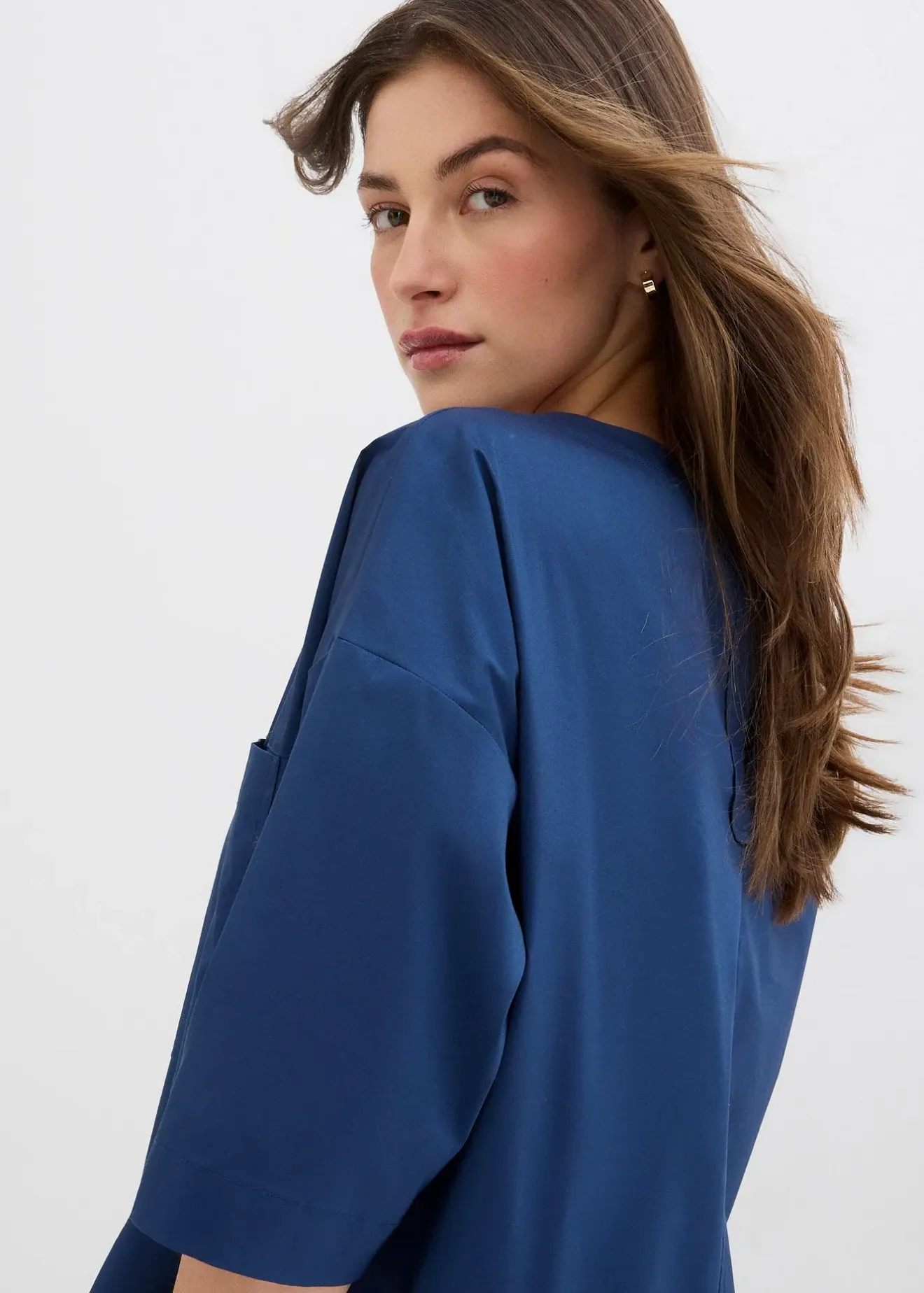 bonprix Blouse en jersey oversize|Femme Chemisiers