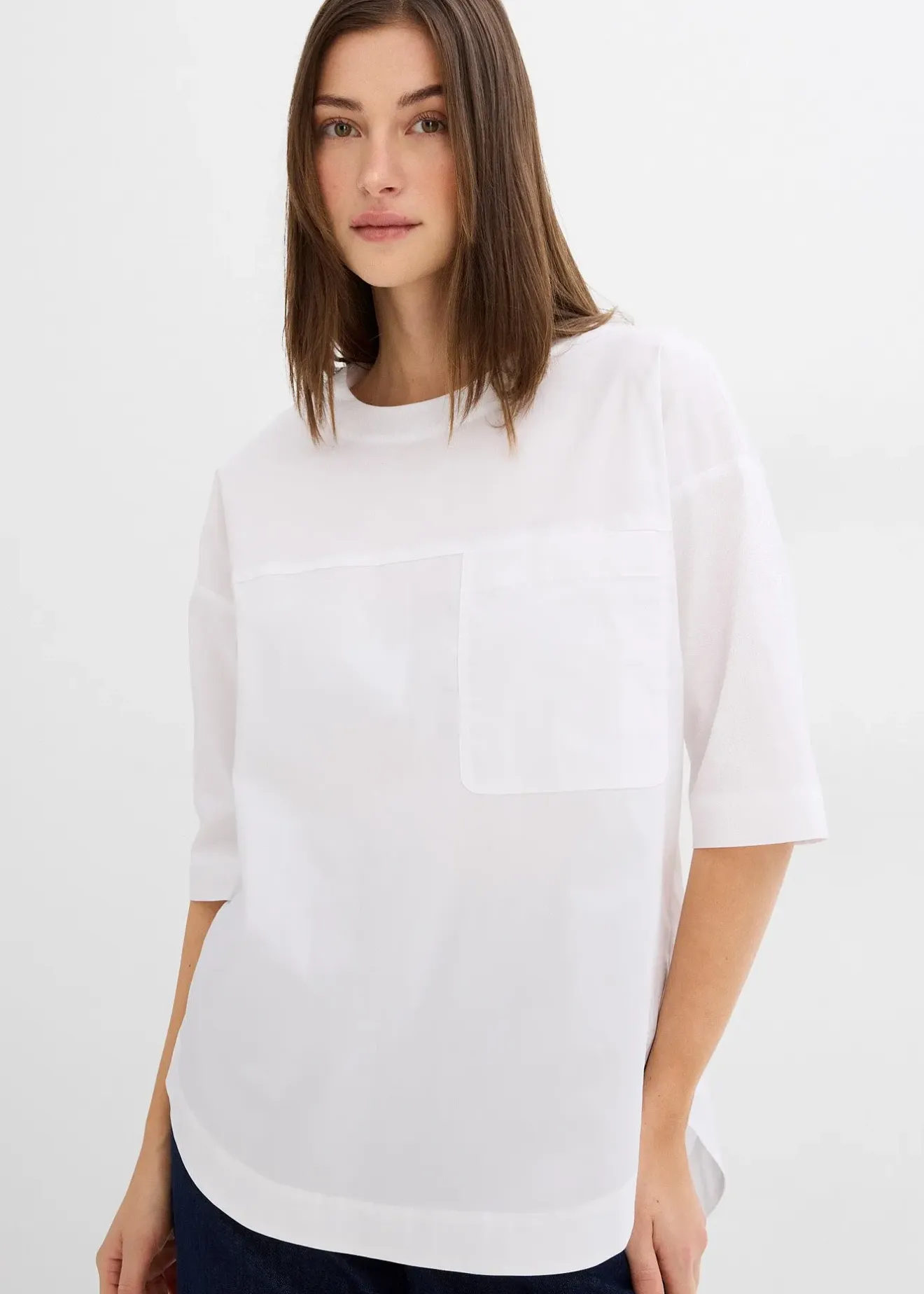 Femme bonprix Chemisiers|Blouse en jersey oversize