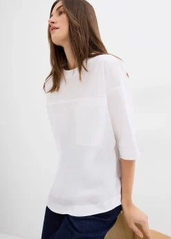 Femme bonprix Chemisiers|Blouse en jersey oversize