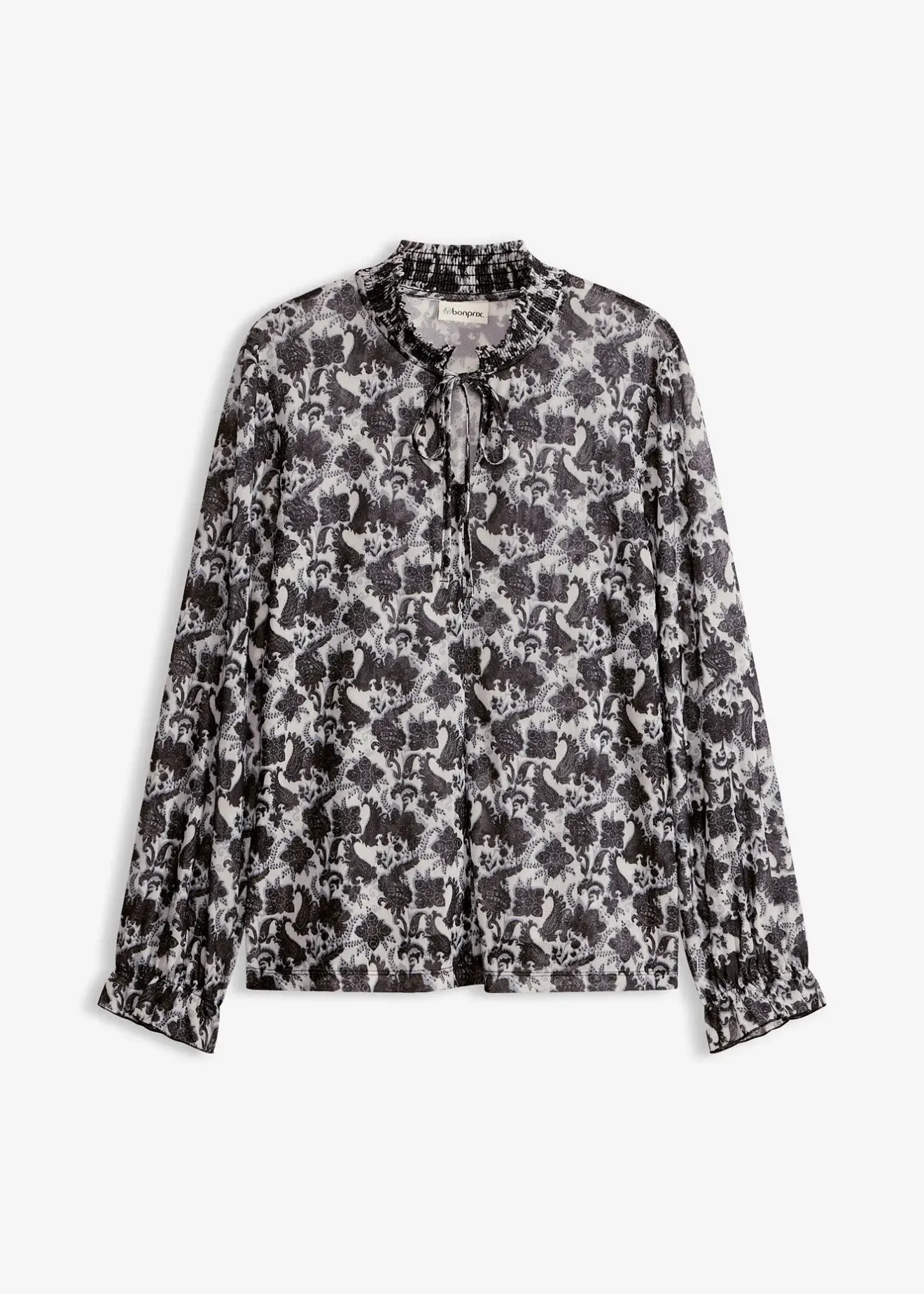 bonprix Blouse en mesh fin|Femme T-Shirts & Tops