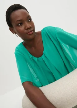 Femme bonprix Chemisiers|Blouse en mousseline