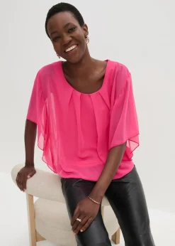 bonprix Blouse en mousseline|Femme Chemisiers