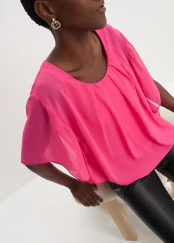 bonprix Blouse en mousseline|Femme Chemisiers