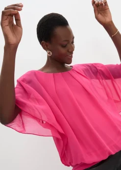 bonprix Blouse en mousseline|Femme Chemisiers