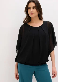 bonprix Blouse en mousseline|Femme Chemisiers