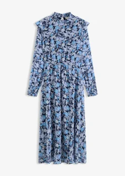 bonprix Blouse en mousseline à col montant|Femme Tailles Petite|Robes