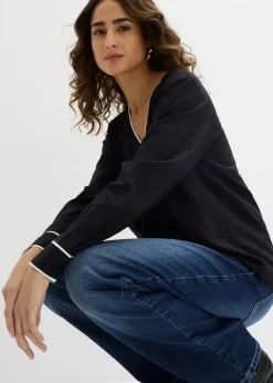 bonprix Blouse en viscose fluide|Femme Chemisiers