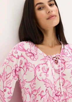 Femme bonprix Chemisiers|Blouse en viscose texturée