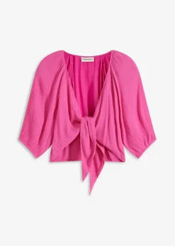 bonprix Blouse fluide en jersey viscose|Femme Chemisiers
