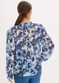 bonprix Blouse imprimée en mousseline|Femme Chemisiers